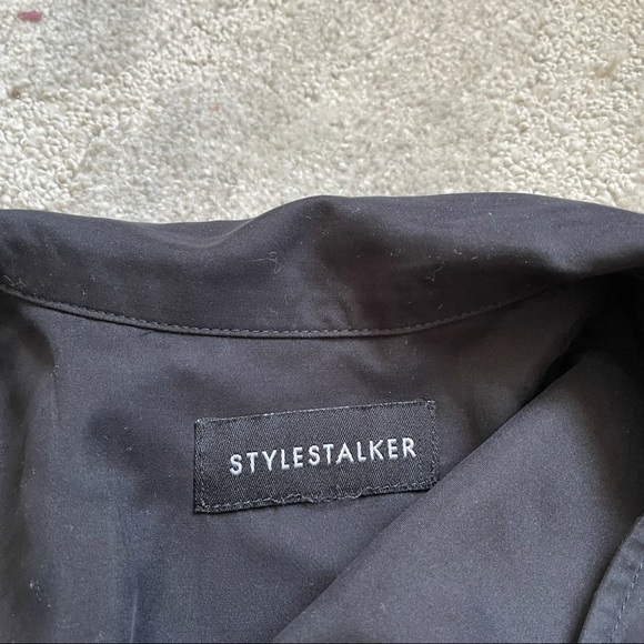 Stylestalker Button Up Neckline Tie Aspen Top - Picture 6 of 10